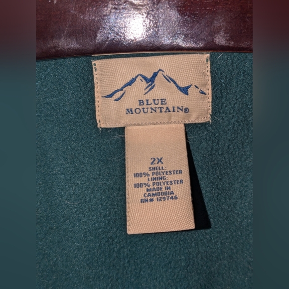 Men's Blue Mountain Vest Size XXL - Picture 2 of 3